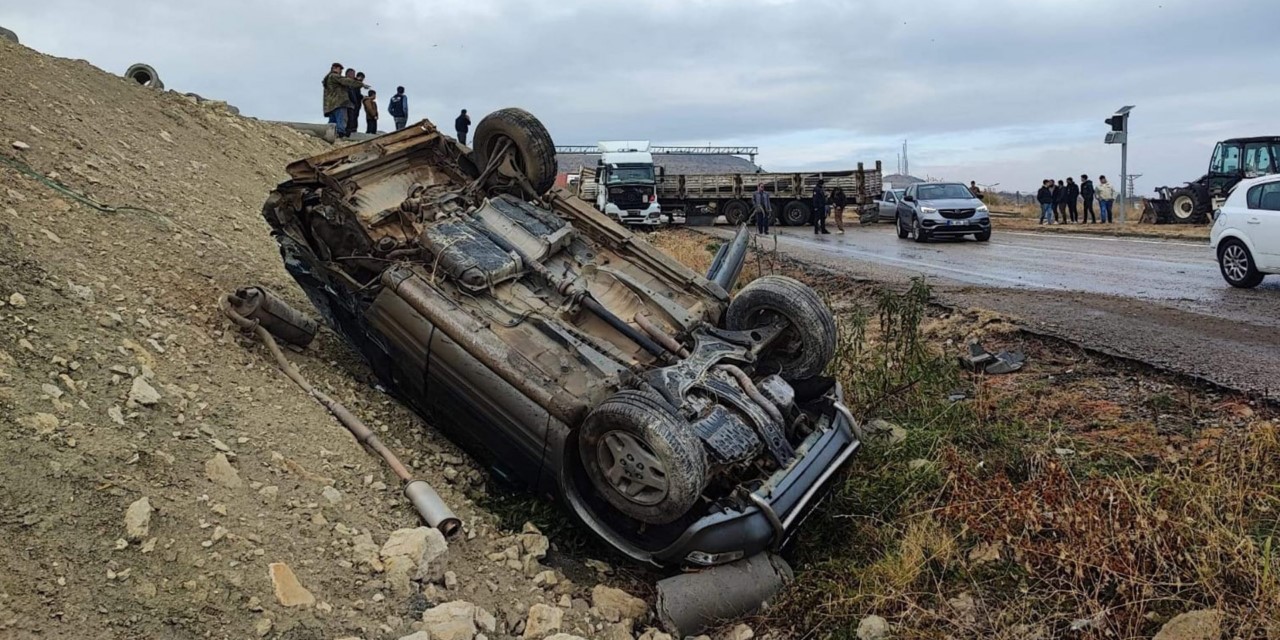 Tır ve otomobilin çarpışması sonucu 1 kişi yaralandı