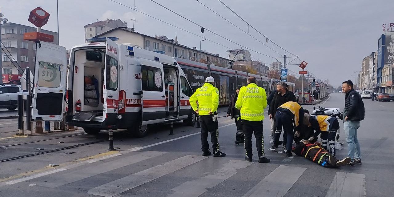 Kayseri'de Minibüs Kazası Kamerada