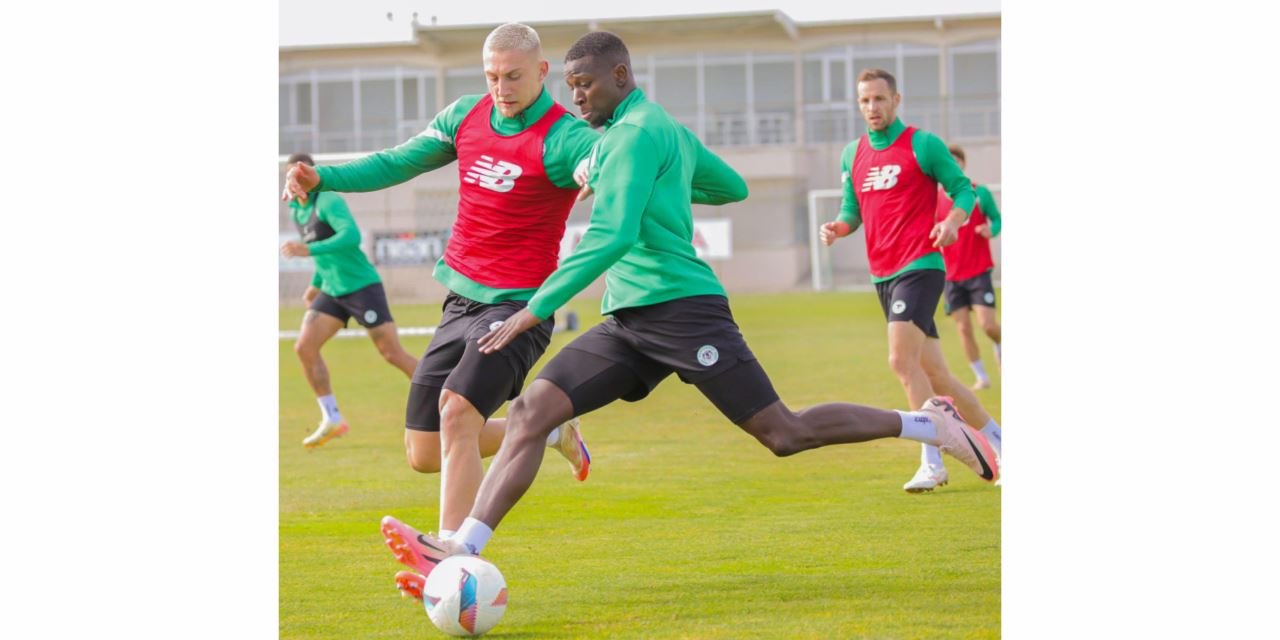 Konyaspor, Hatayspor maçı için hazırlıklarını sürdürdü