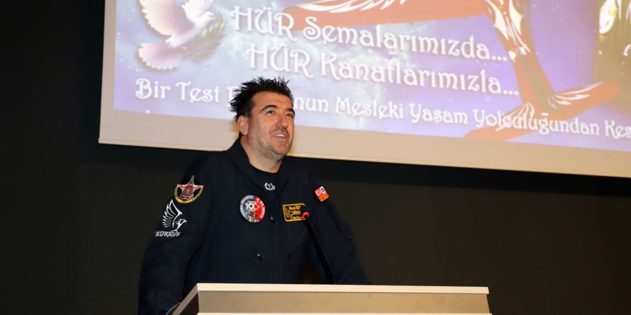 HÜRKUŞ Pilotu Özpala, tecrübelerini NEÜ öğrencileriyle paylaştı