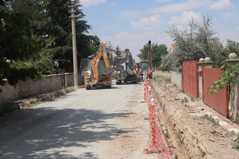 Ladik’te doğalgaz çalışmaları hız kesmiyor