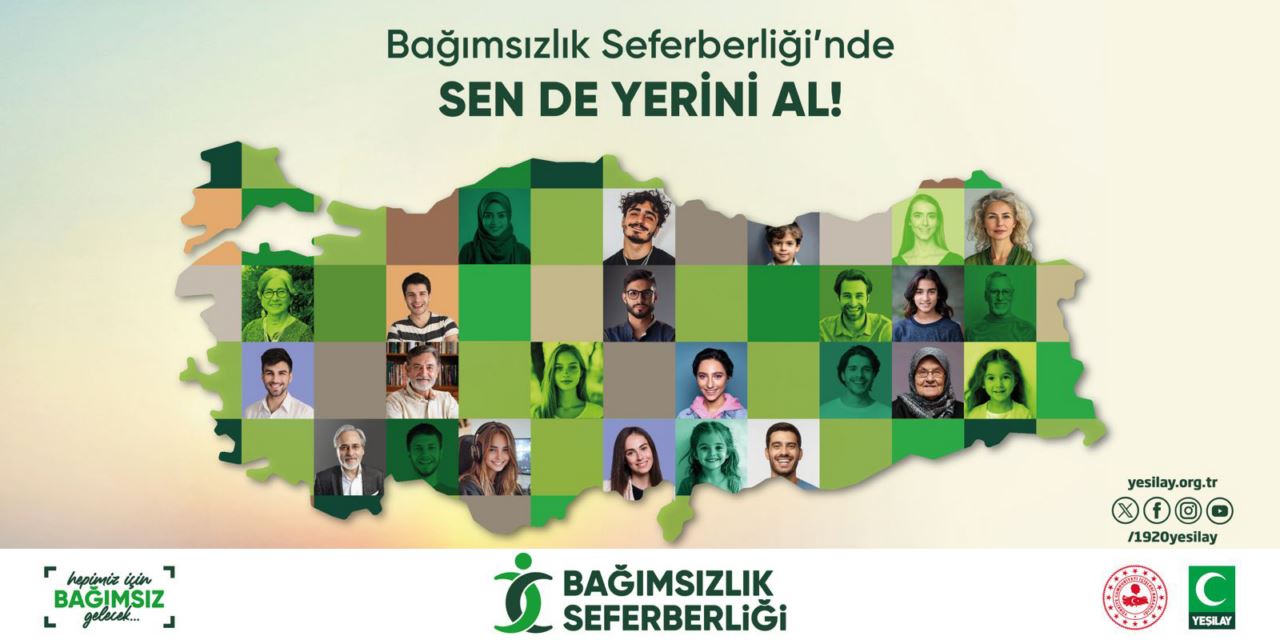 Yeşilay'dan "Bağımsızlık Seferberliği" hamlesi!