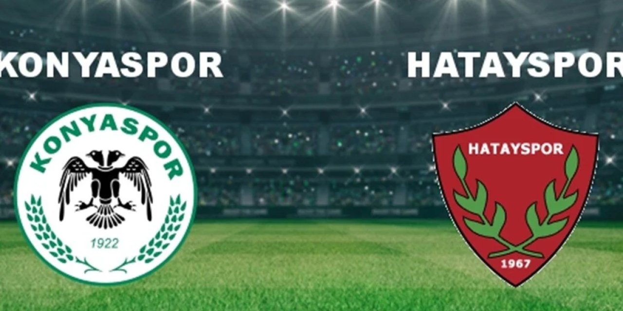 Konyaspor, Hatayspor karşısında ilk yarıyı önde tamamladı