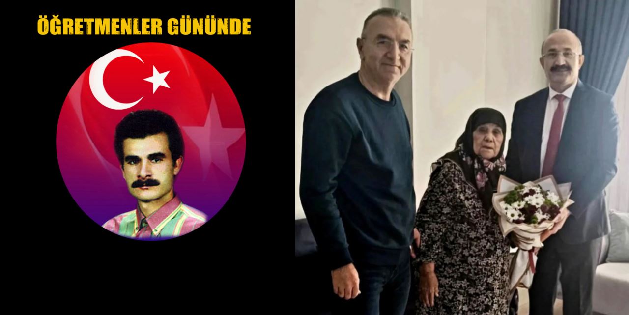 Şehit öğretmenin annesine taziye ziyareti