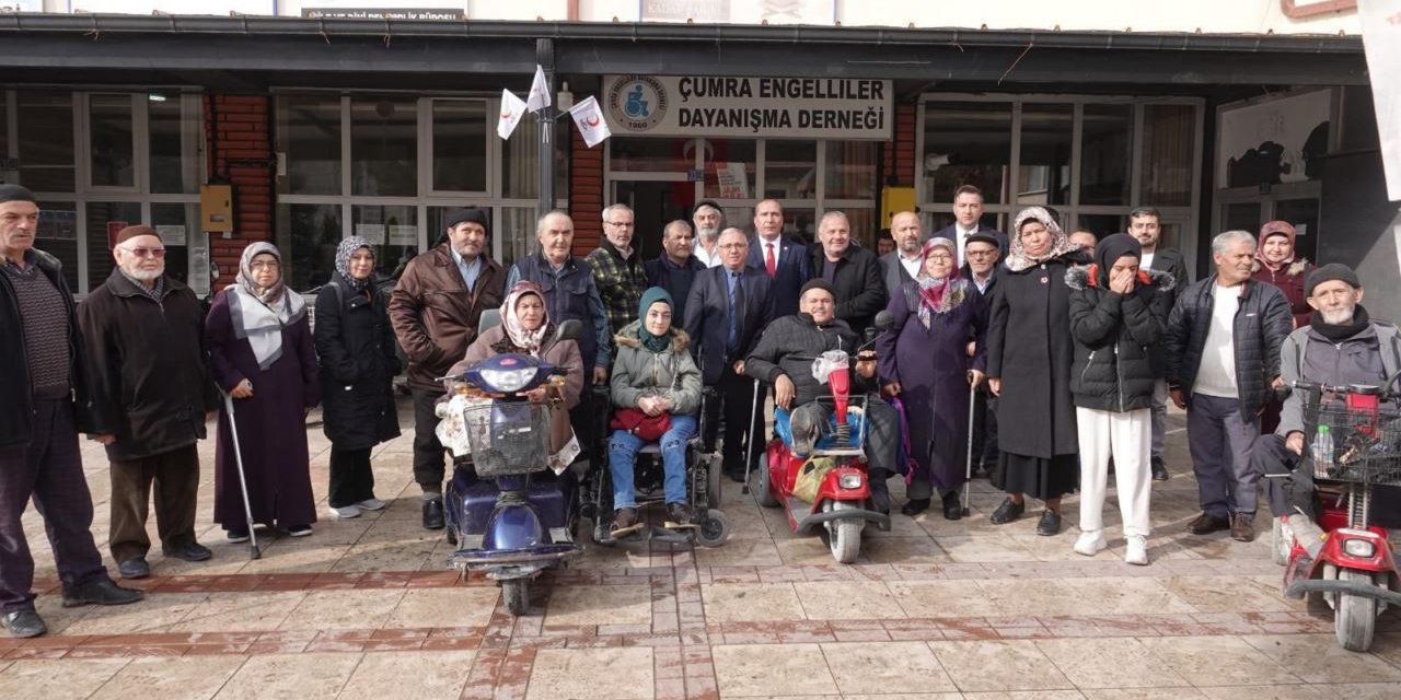 Başkan Aydın'dan Çumra Engelliler Derneğine Ziyaret