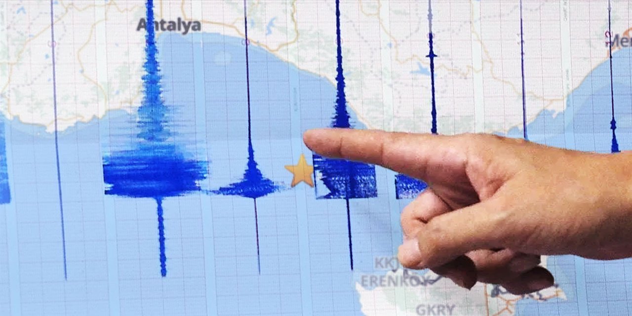 Antalya'da korkutan deprem!