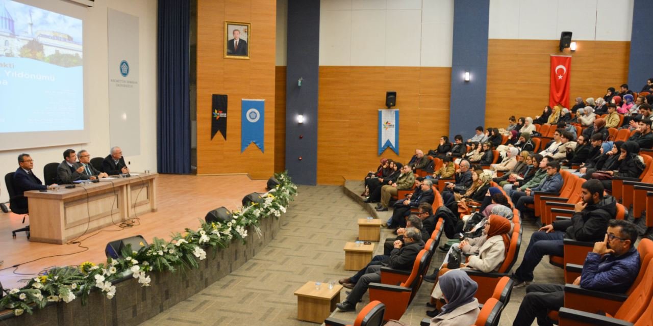 Necmettin Erbakan Üniversitesi'nde 'Mevlana ve Öğretileri' Paneli Yapıldı