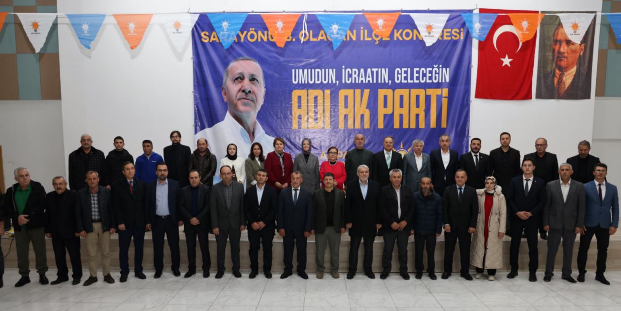 AK Parti Sarayönü 8. Olağan Kongresi yapıldı