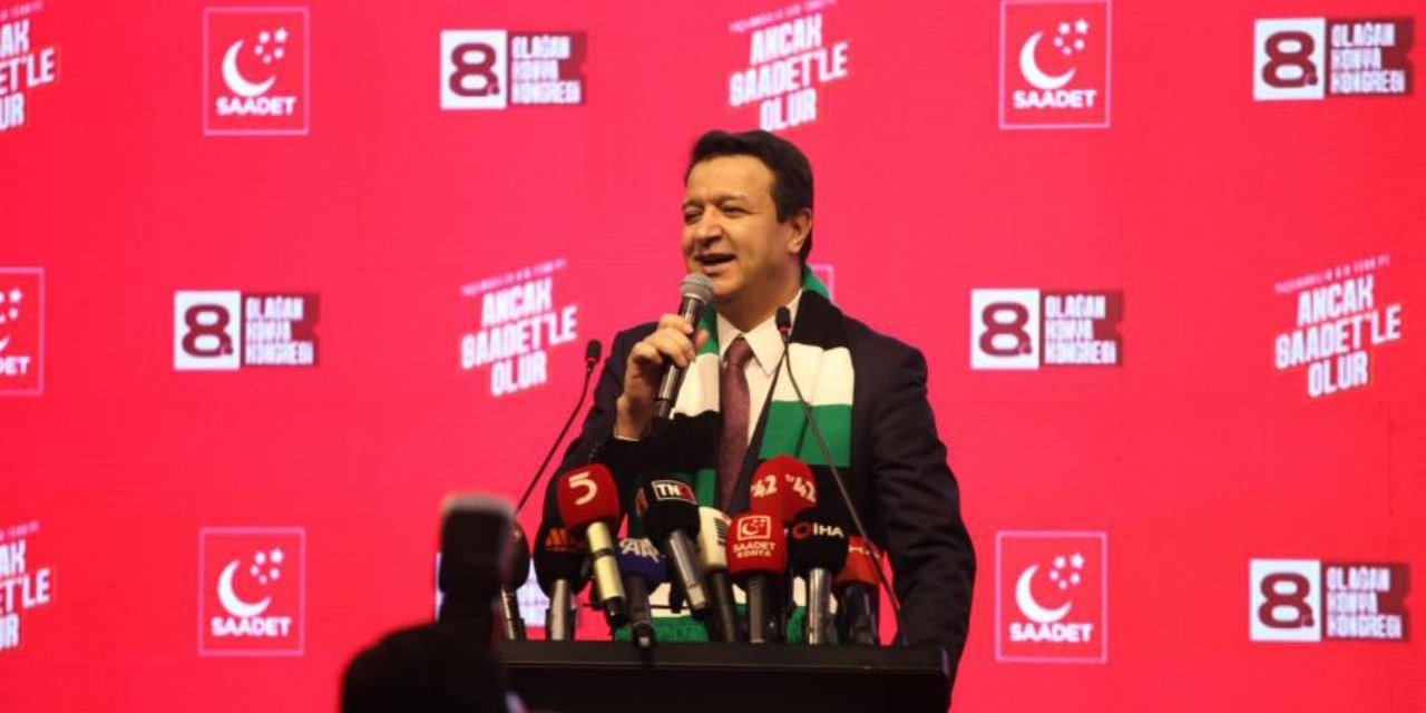 Mahmut Arıkan, Saadet Partisi Konya Kongresi'ne katıldı