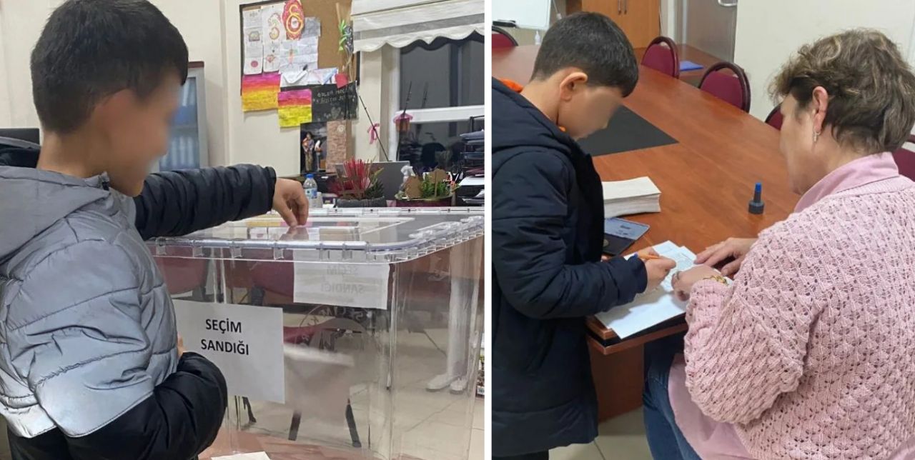Yurt çocuklarına demokrasi öğretiliyor