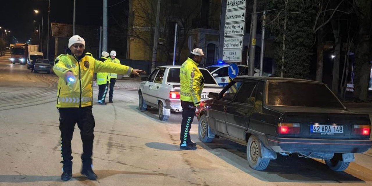 Ereğli’de yılbaşı gecesi polis denetimi