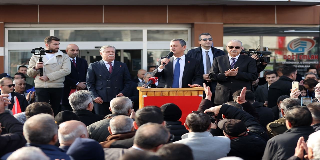 CHP Lideri Özel, Konya’da kritik açıklamalarda bulundu