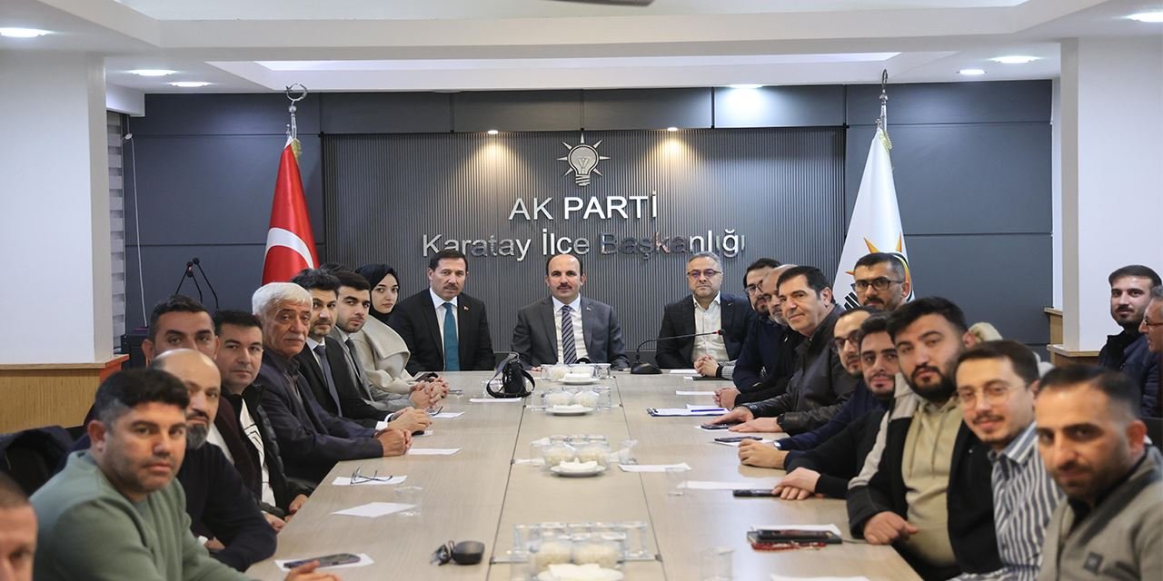 Başkan Altay, AK Parti Selçuklu, Karatay ve Meram teşkilatlarıyla buluştu