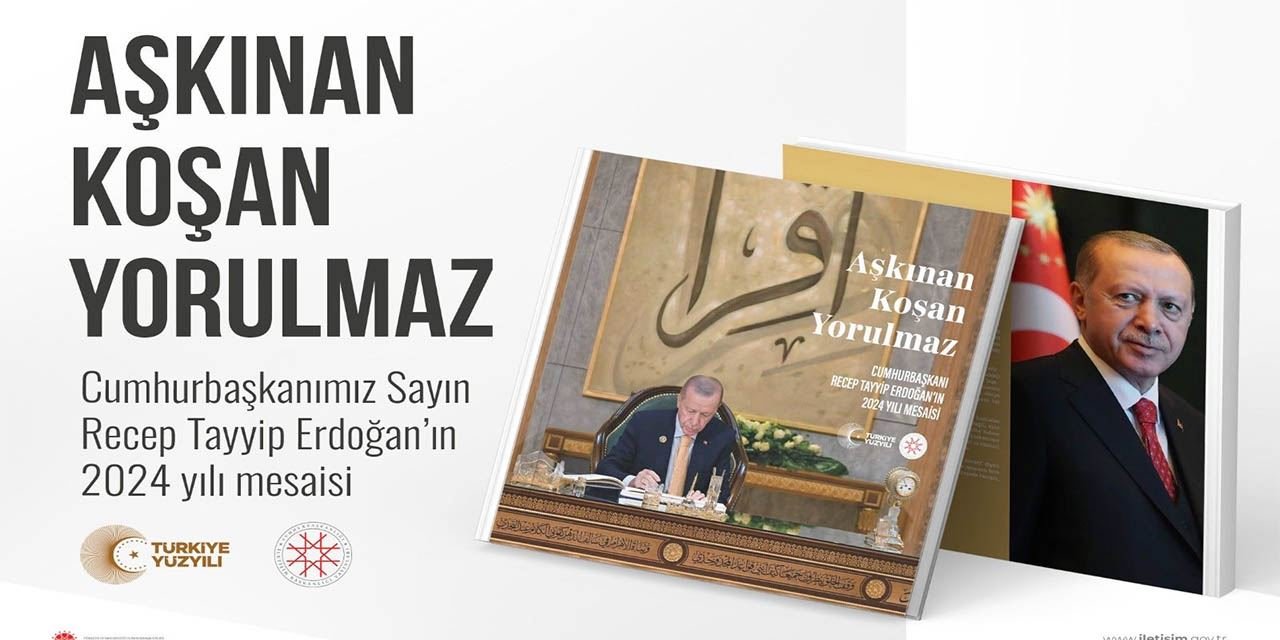 Cumhurbaşkanı Erdoğan’ın 2024 mesaisi kitap oldu