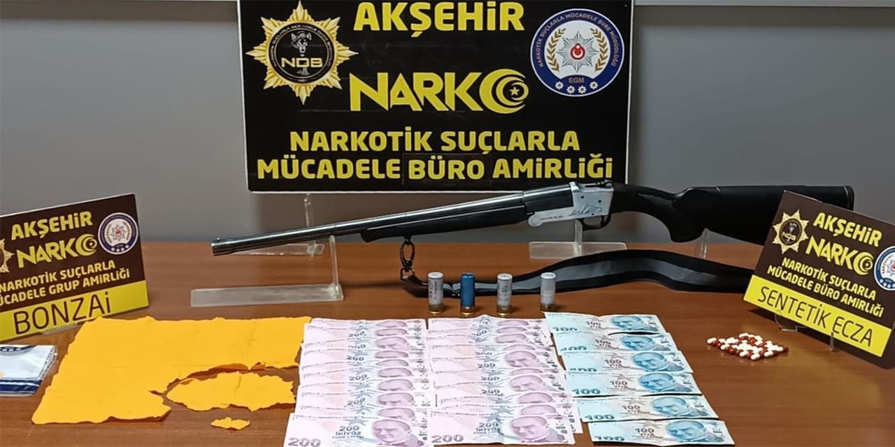 Akşehir’de uyuşturucu operasyonu: 1 kişi tutuklandı