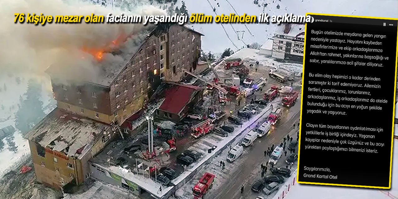 Grand Kartal Otel: Çok üzgünüz, aynı acıyı yaşıyoruz