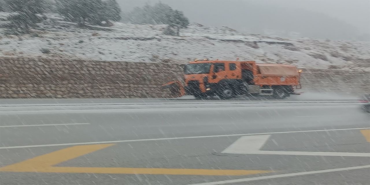 Konya-Antalya yolunda kar alarmı! Seyahat edenler dikkat!