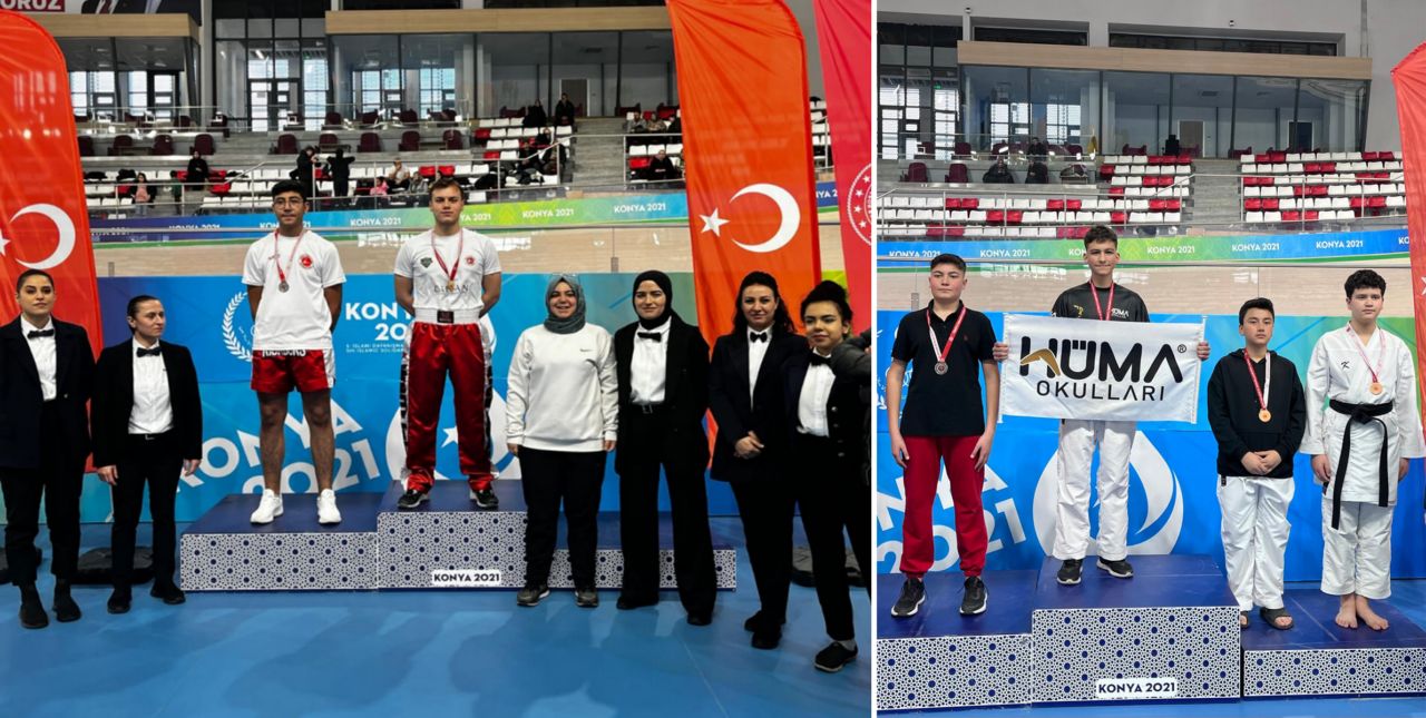 Özel Hüma Okulları sporda doludizgin