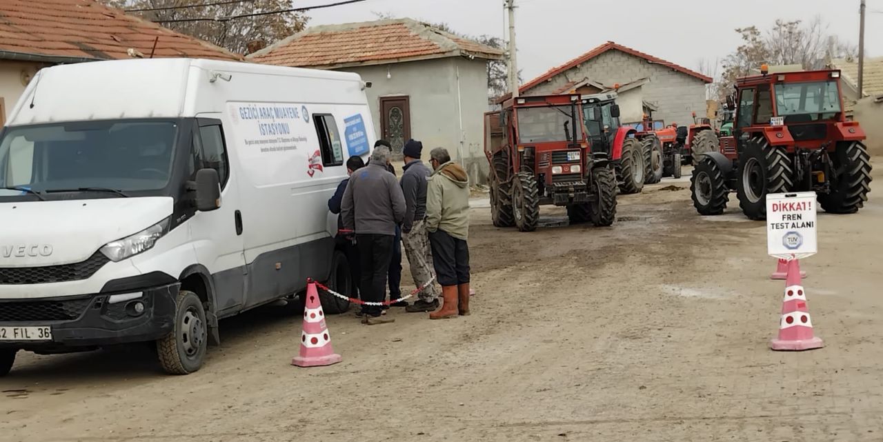 Özkent’te geçici vize istasyonu kuruldu