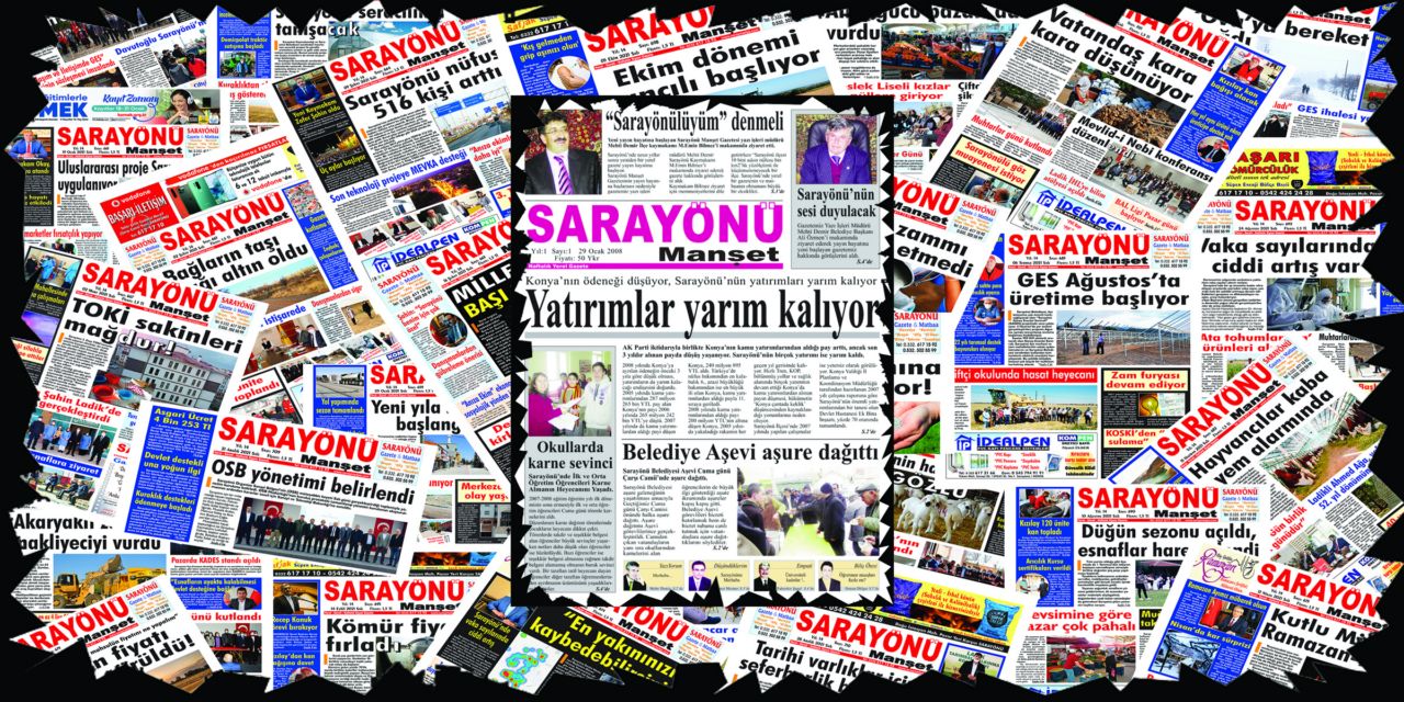 Sarayönü Manşet Gazetesi 18nci yaşına girdi