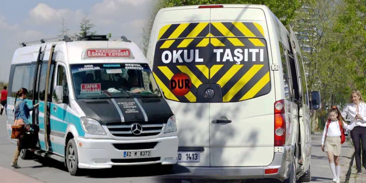 Konya'da minibüs ve okul servis ücretlerine dev zam