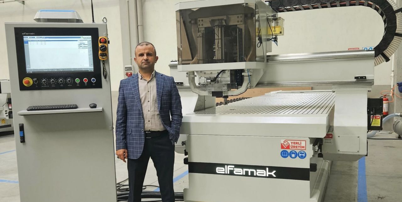 Konya’da havacılık sektörü için CNC ürettiler