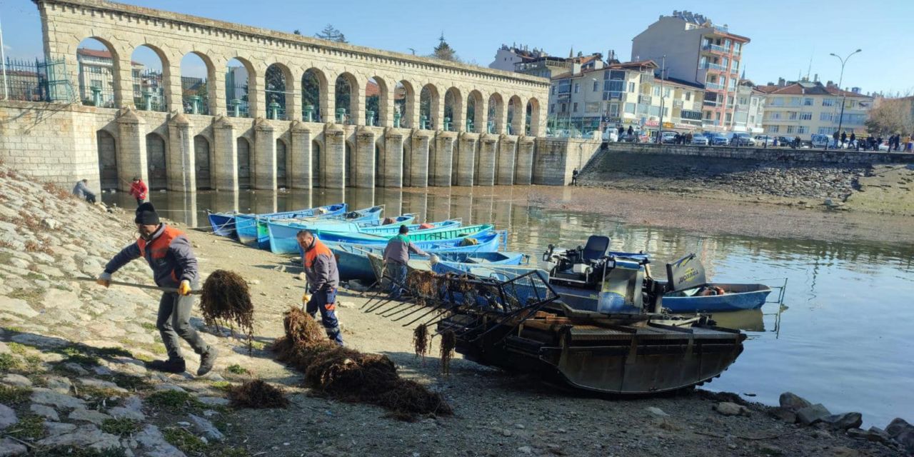 Tarihi kanal temizlendi