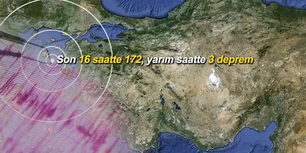 Ege Denizi’nde peş peşe depremler