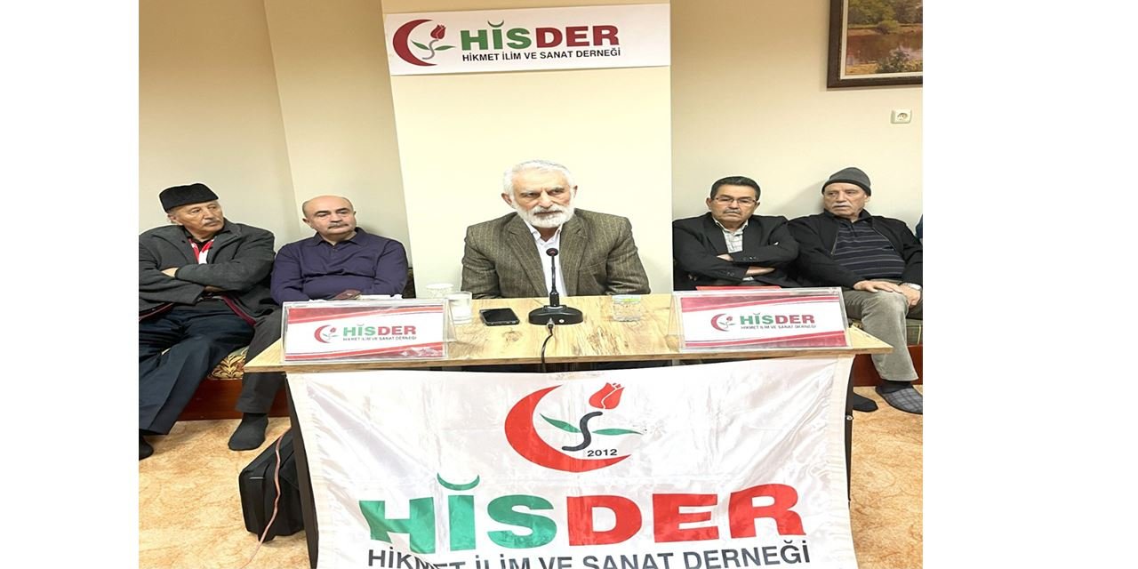 Caner Arabacı, HİSDER toplantısında "Dersim İsyanı"nı anlattı