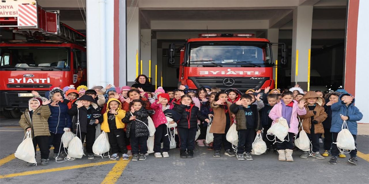 Konya Büyükşehir'den minikler için yangın güvenliği eğitimi