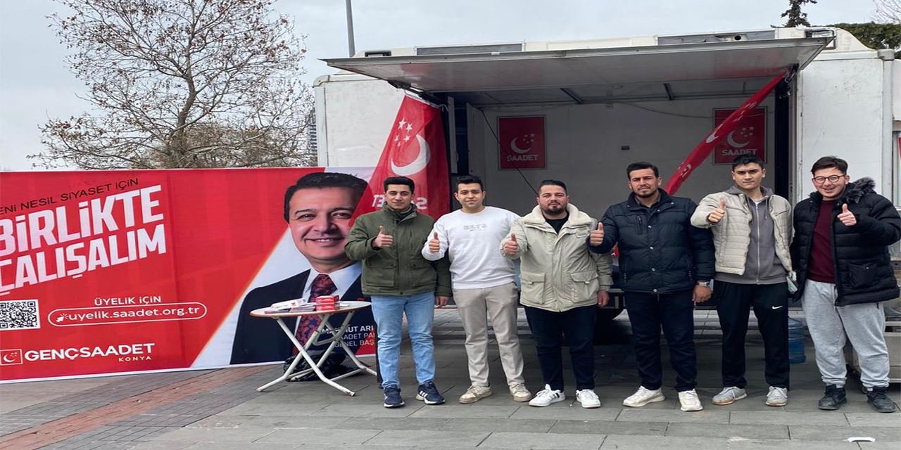 Saadet Konya Gençlik, 'Yeni Nesil Siyaset'le sahaya indi