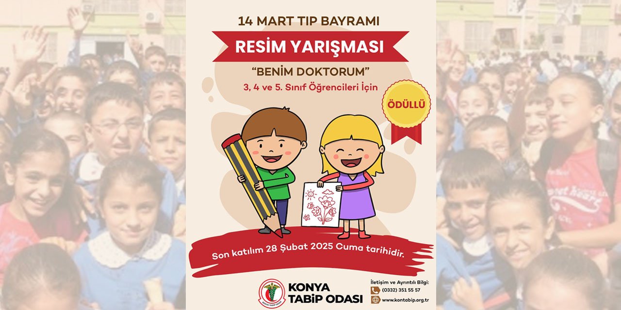 KONYA TABİP ODASI'NDAN 'BENİM DOKTORUM' RESİM YARIŞMASI