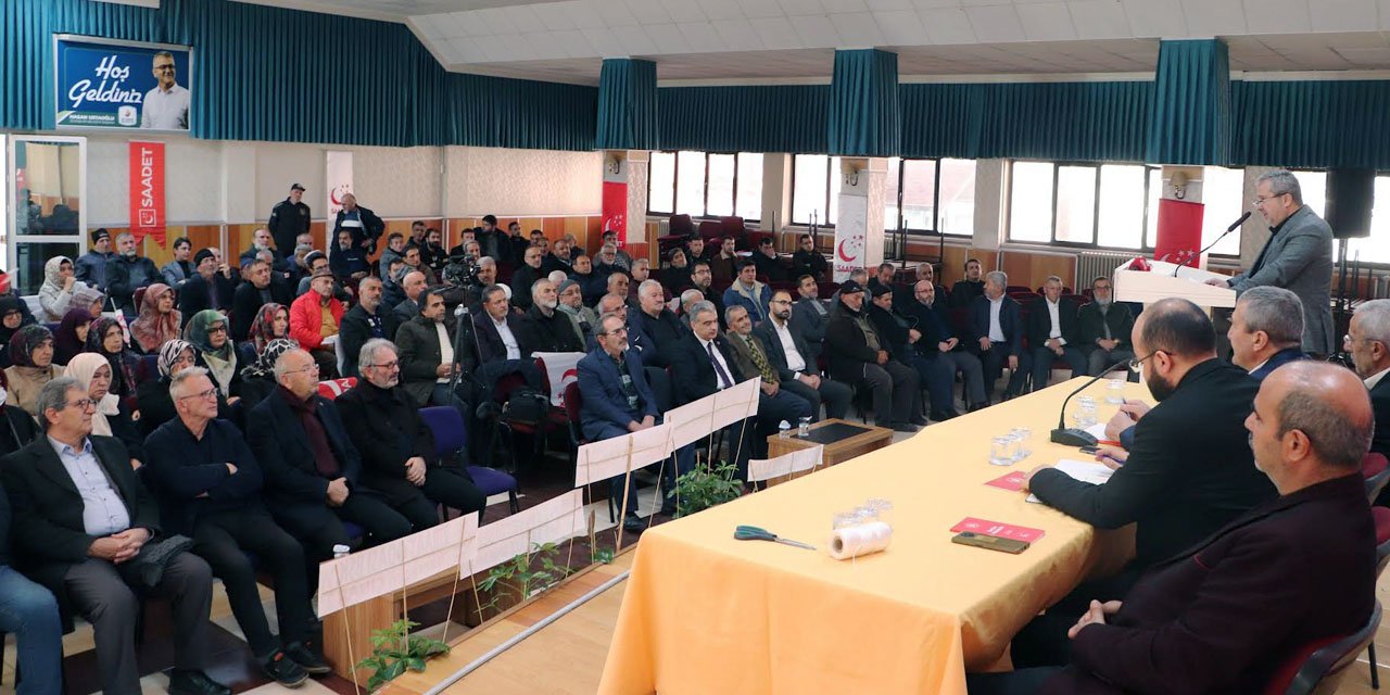 Saadet Partisi Seydişehir’de Harun Erkan ile ‘devam’ dedi