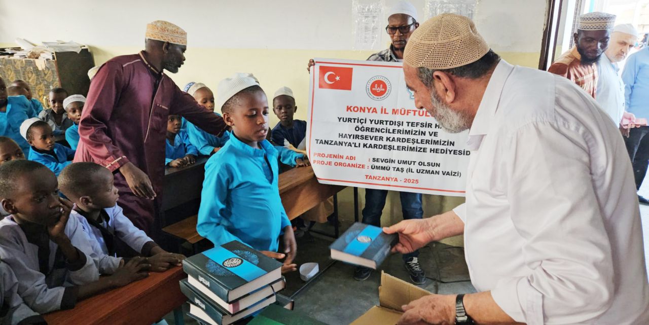 Konya’dan Tanzanya’ya Kur’an-ı Kerim gönderildi