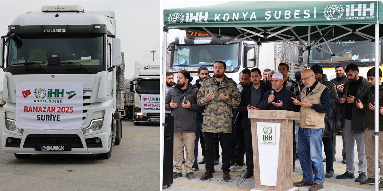 Suriye ve deprem bölgesine 8 TIR dolusu yardım