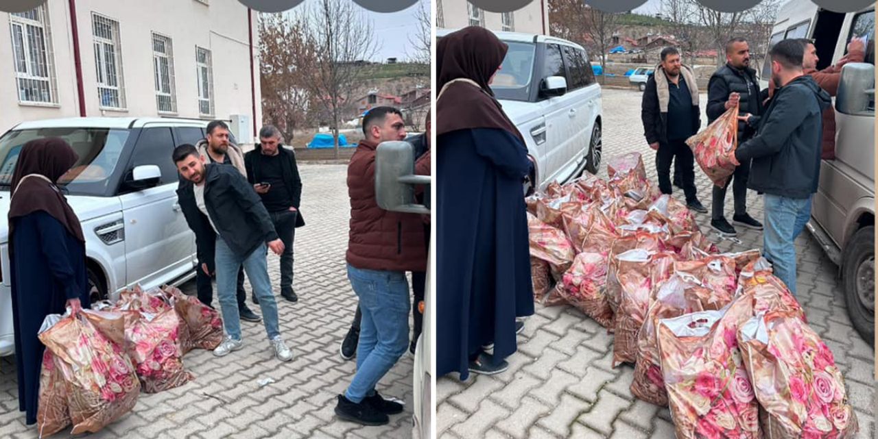 İlteriş Derneği, Ilgın’daki öğrencilere bot ve mont yardımı yaptı