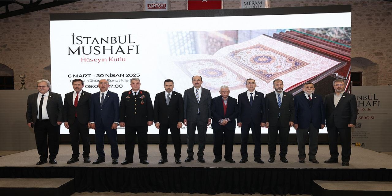 Tarihe tanıklık eden "İstanbul Mushafı" sergisi açıldı