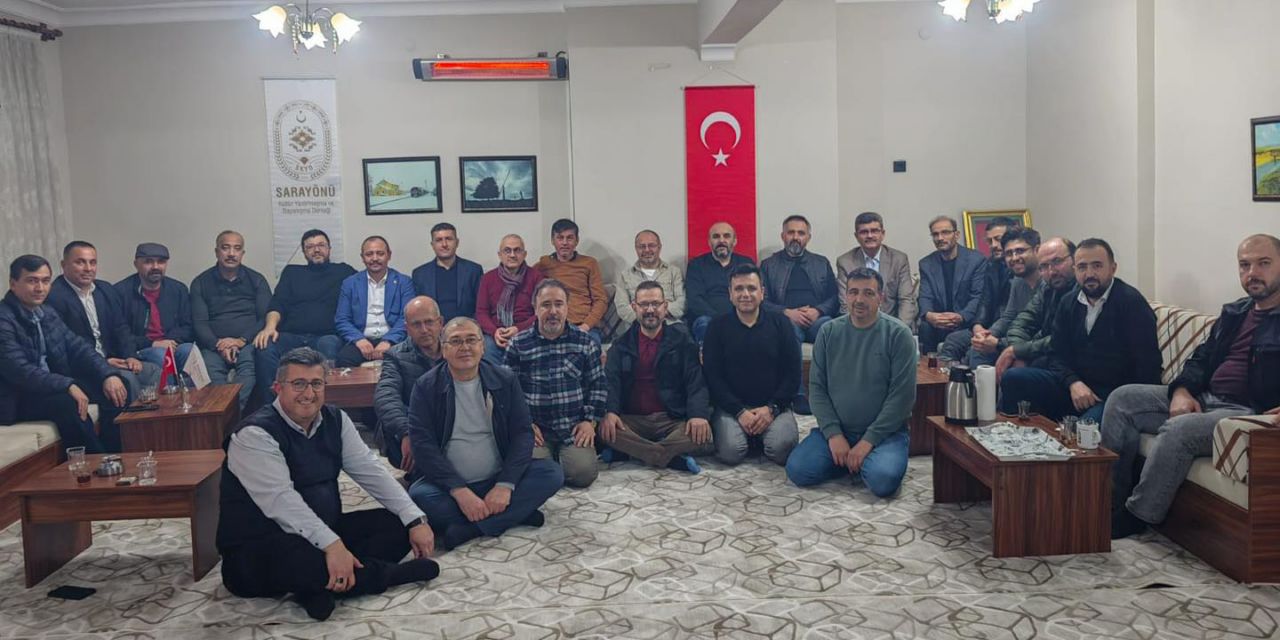 Sarayönü Derneği iftar programında Buluştu