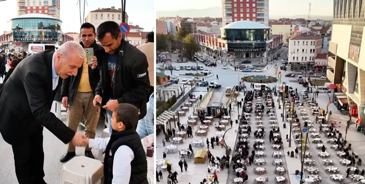 3 bin kişi iftar sofrasında buluştu