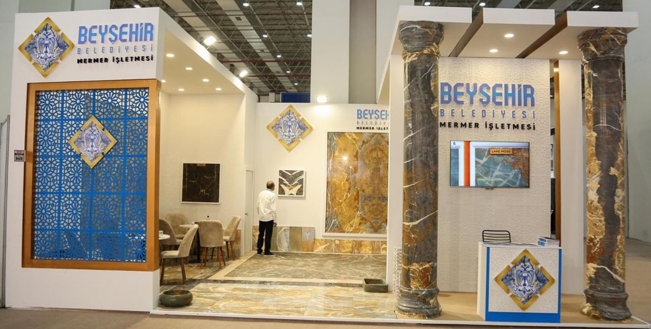 Beyşehir mermerini İzmir'de tanıttılar