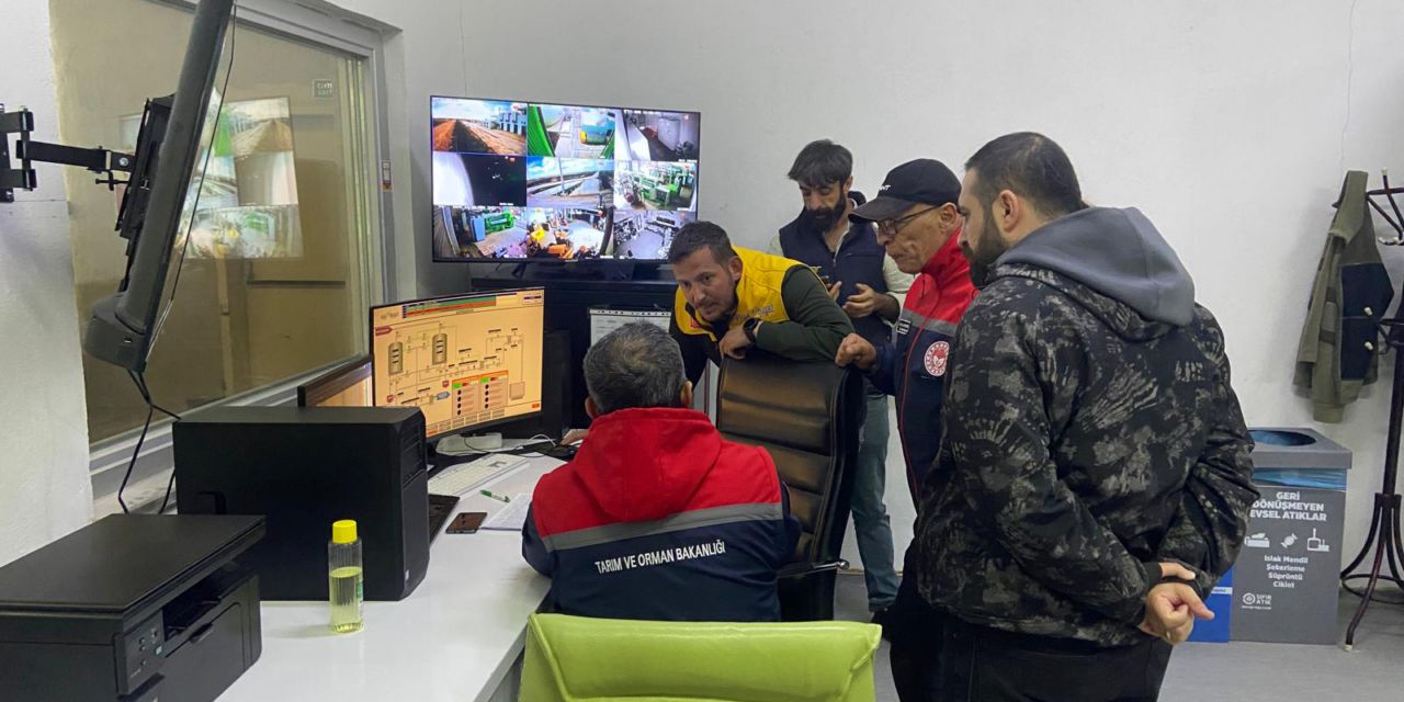 Biyogaz tesislerinde denetim yapıldı