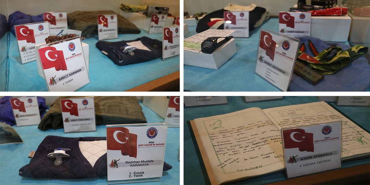 Şehitlerin emanetleri bu müzede yaşatılıyor
