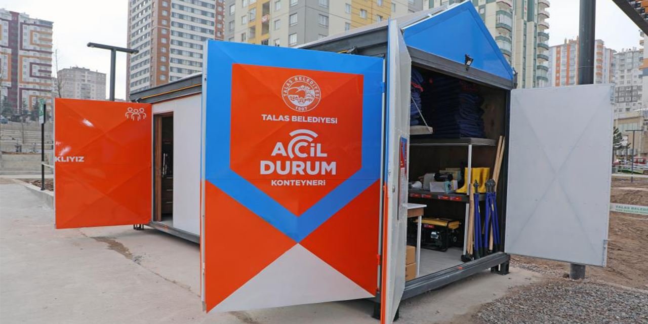 Talas’ta acil durumlara hazır güvenli noktalar oluşturuldu
