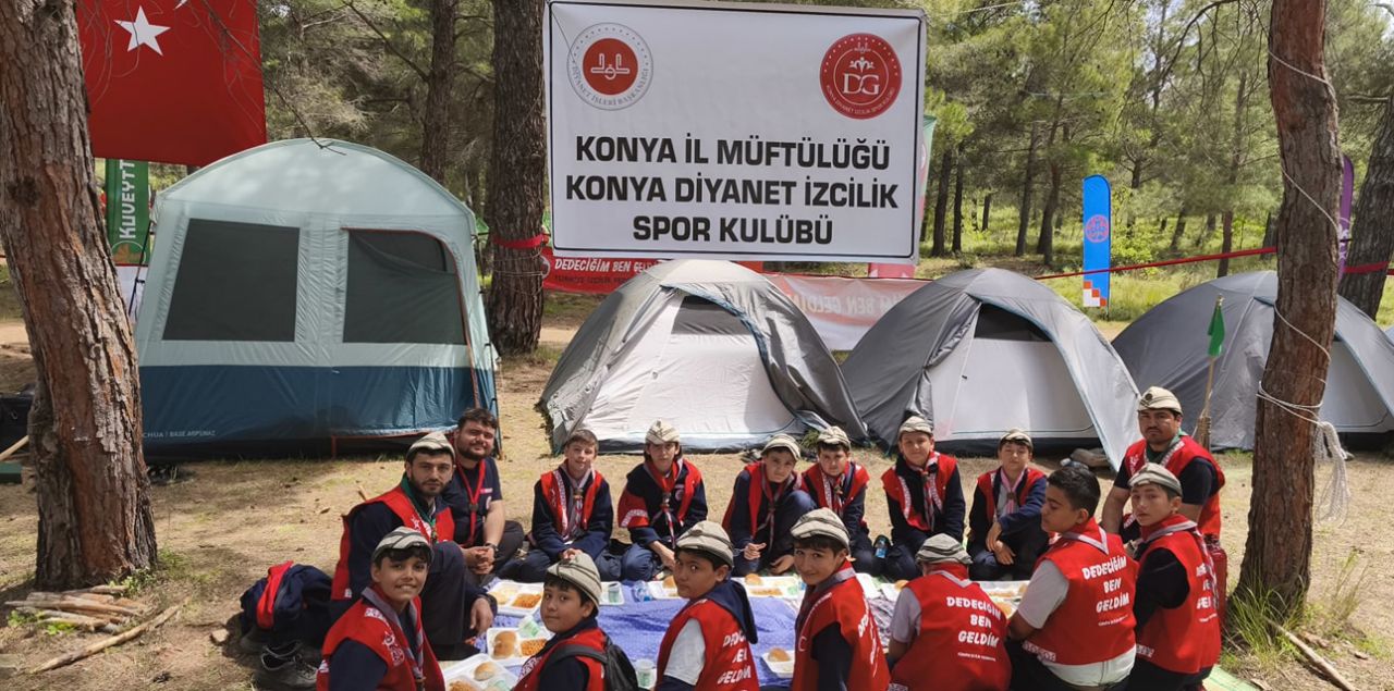 Konya Müftülük İzcileri Çanakkale kampında