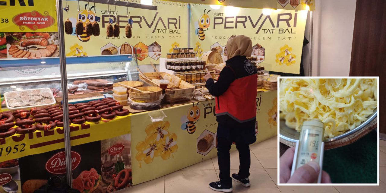 Yöresel ürün pazarında hijyen cezası