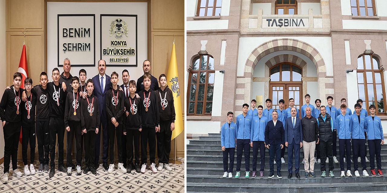Başkan Altay'dan voleybol şampiyonlarına tebrik