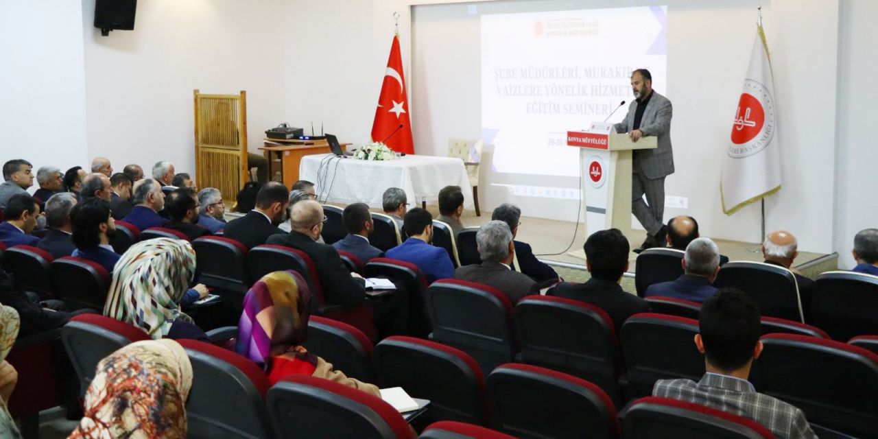Müftülükte hizmet için eğitim yapıldı