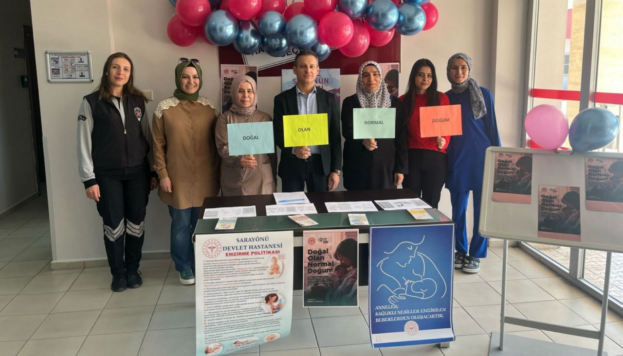 Sarayönü Hastanesi'nde “Normal Doğum” için farkındalık etkinliği düzenlendi