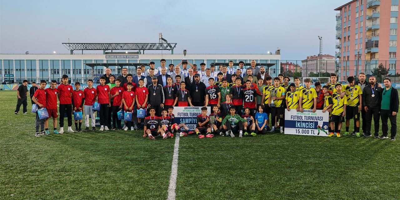 Selçuklu’da futbol heyecanı: Şampiyonlar belli oldu