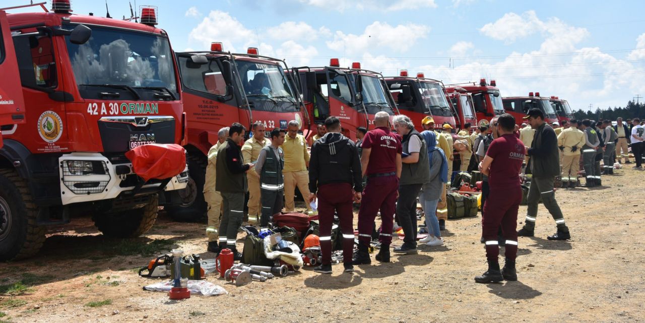 Orman kahramanları yangınlara karşı hazır